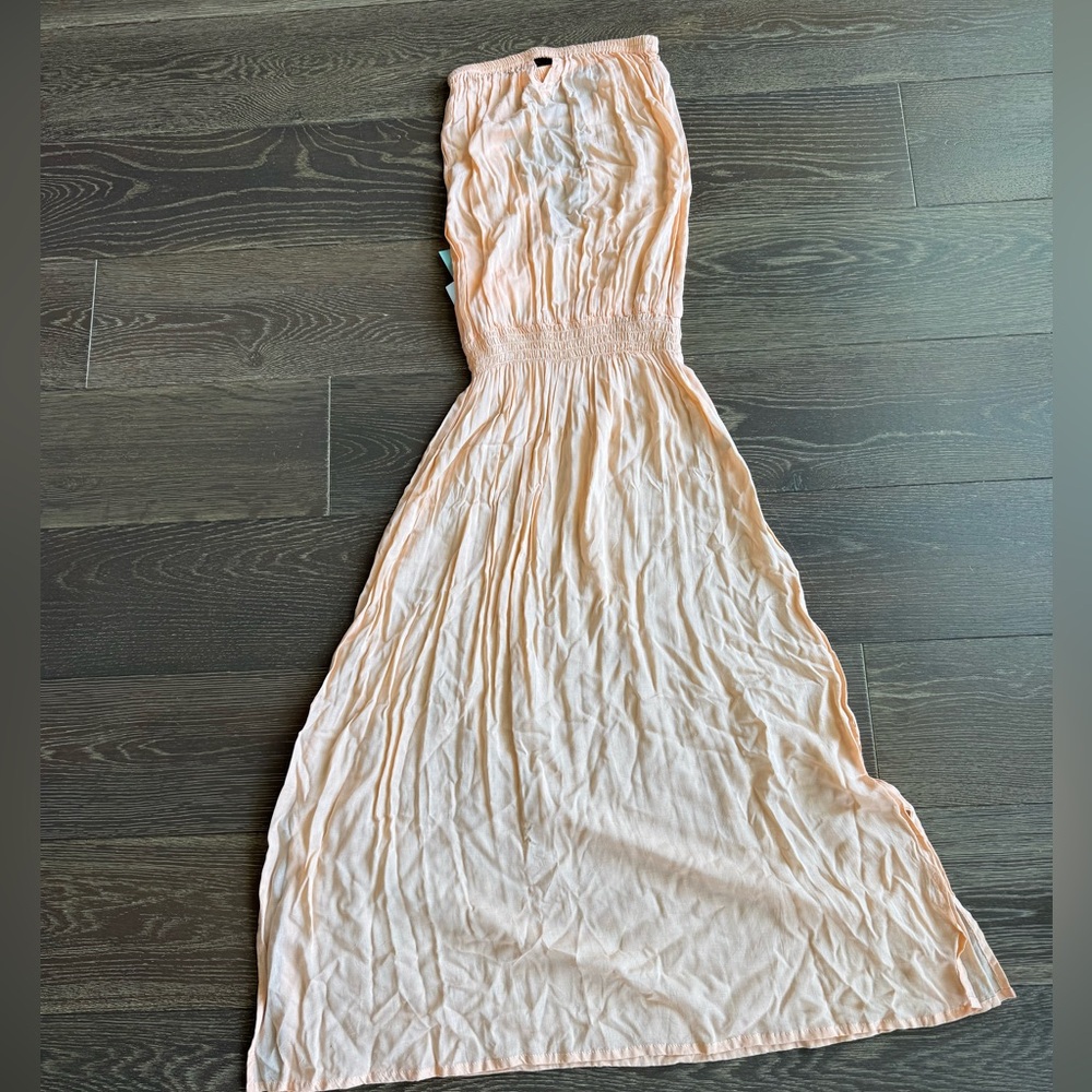Peach Maxi Bathing Suit Cover Up